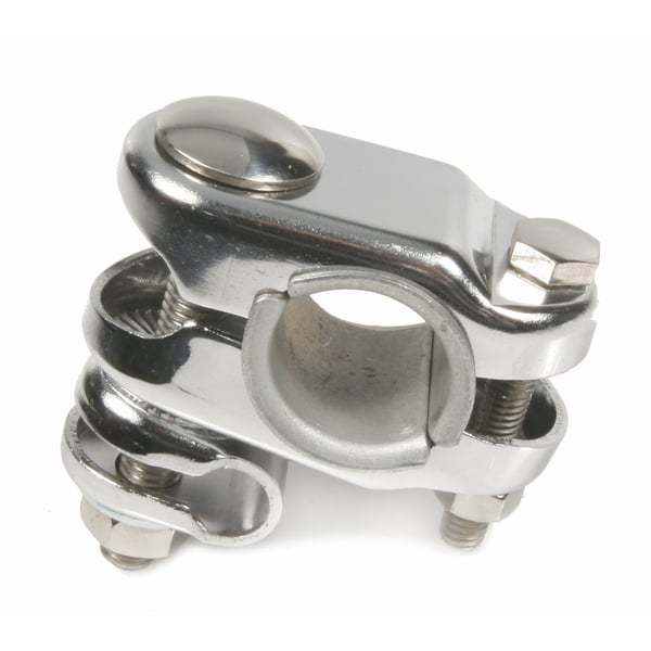 Image of Klemme Spiegelstangenbefestigung STADIUM Rohrlenker/Gepäckträger vorne, für 7/8"-1" Rohre