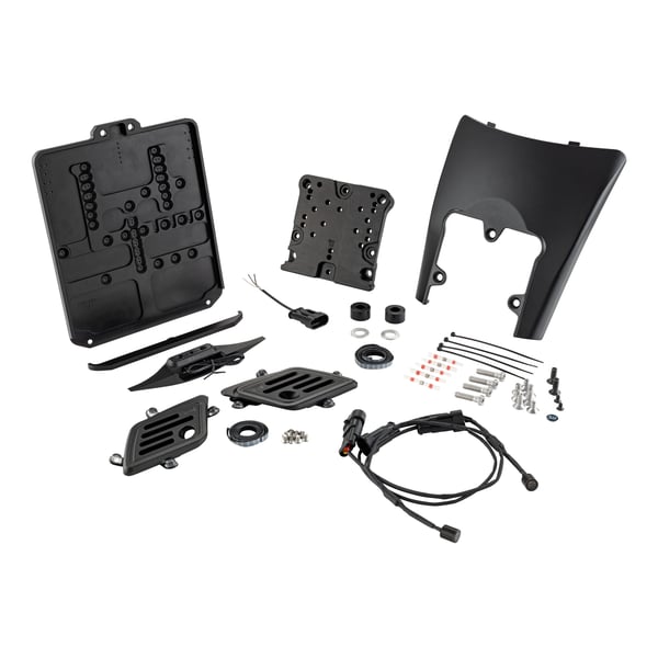 Image of Nummernschildhalter Rücklicht WUNDERKIND für deutsche Kennzeichen 180 x 200 mm, hinten, 107430-A97-F15 für Vespa GTS/GTS Super/GTV 125/300/310ccm (2023-)