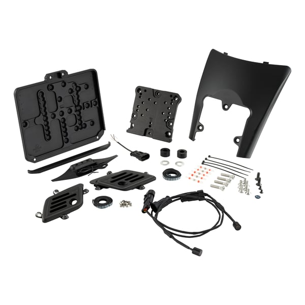 Image of Nummernschildhalter Rücklicht WUNDERKIND für luxembugische Kennzeichen 200 x 140 mm, hinten, 107430-A88-F15 für Vespa GTS/GTS Super/GTV 125/300/310ccm (2023-)