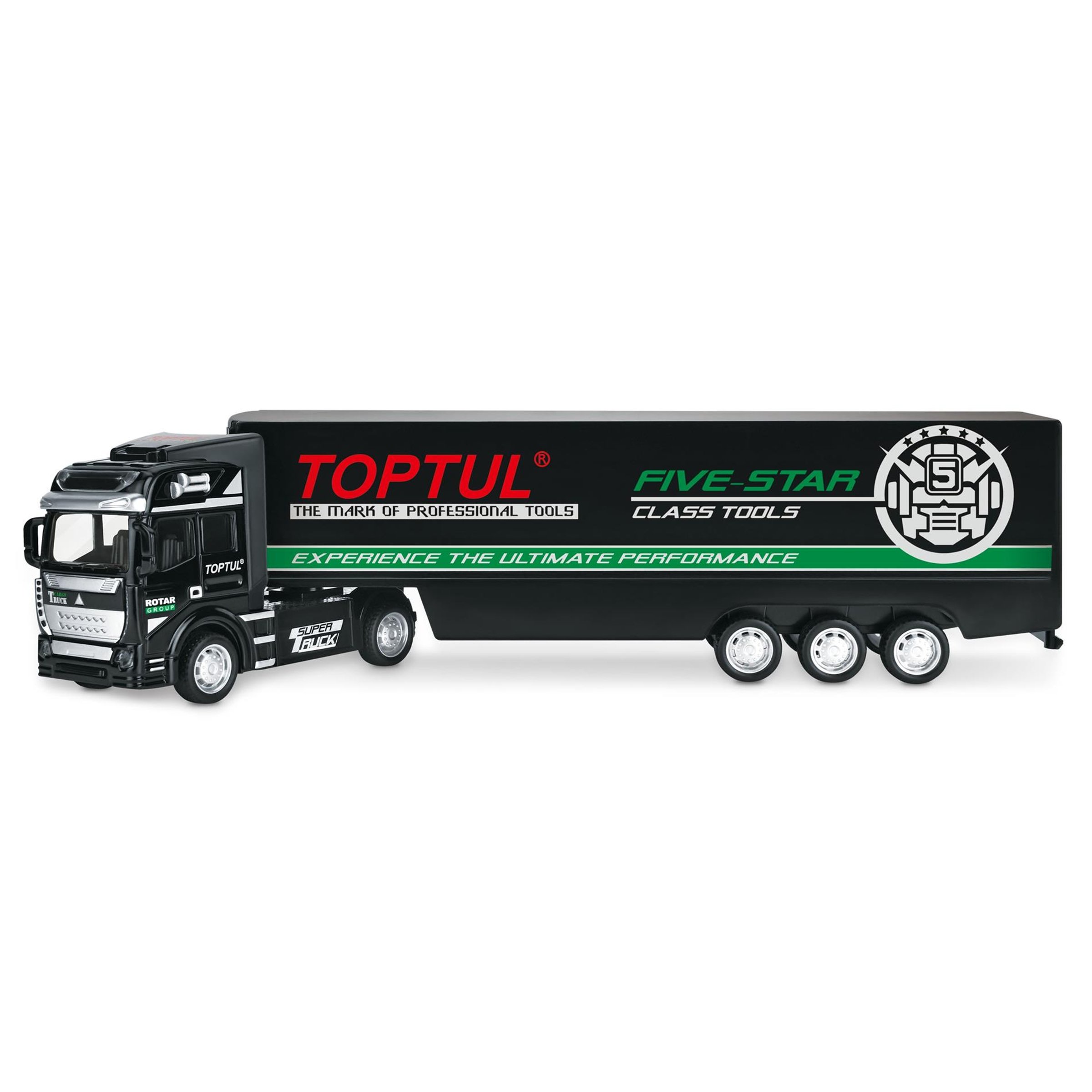 Image of Spielzeug Truck TOPTUL schwarz/grün