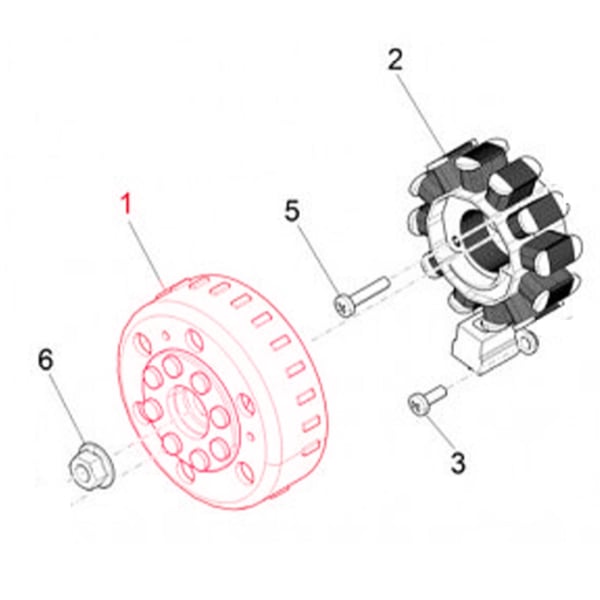 Image of Polrad PIAGGIO für Vespa Primavera/Sprint 50ccm 3V 4T iGet