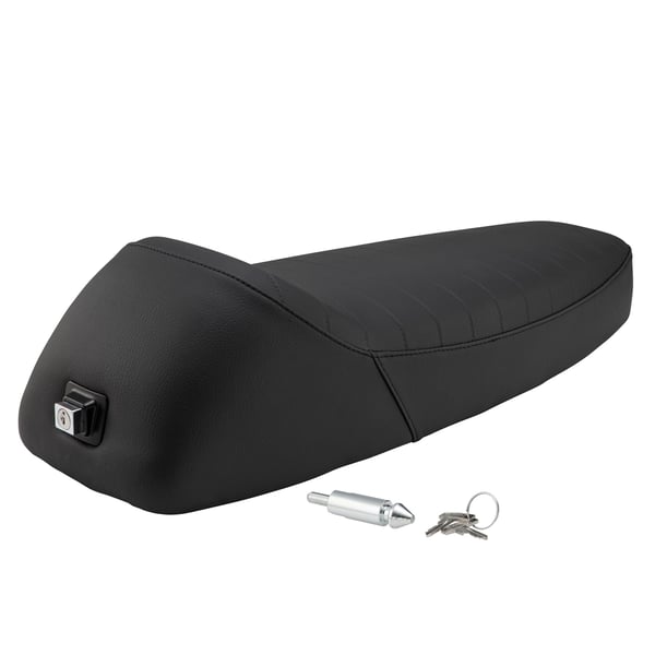 Image of Sportsitzbank NISA Ancelotti schwarz für Vespa PX80-200/PE/Lusso/PX'98/MY
