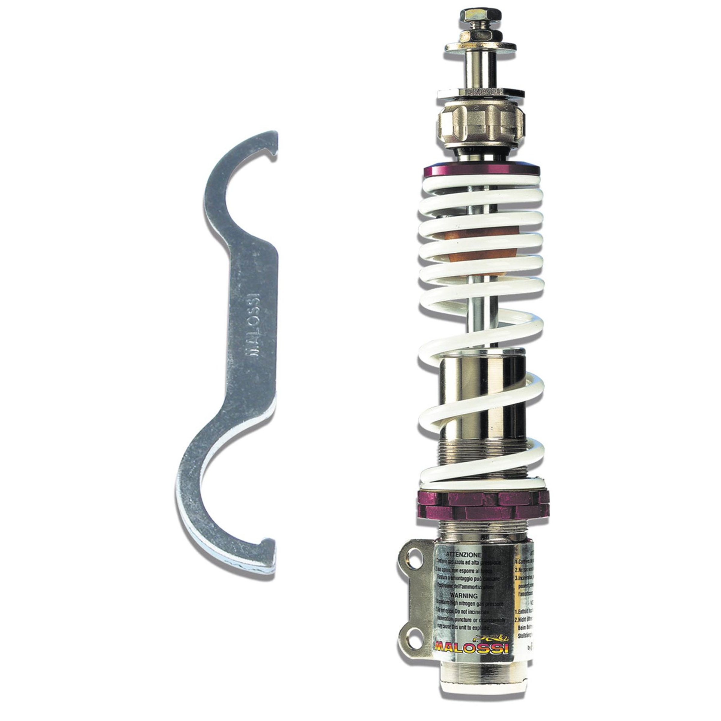 Image of Stoßdämpfer MALOSSI RS24 46 7900 vorne für PIAGGIO Quartz LC Sfera/Restyling/ET2/2000/ET4/ Zip SP H2O/LX für PIAGGIO Quartz LC Sfera/Restyling/ET2/2000/ET4/ Zip SP H2O/LX