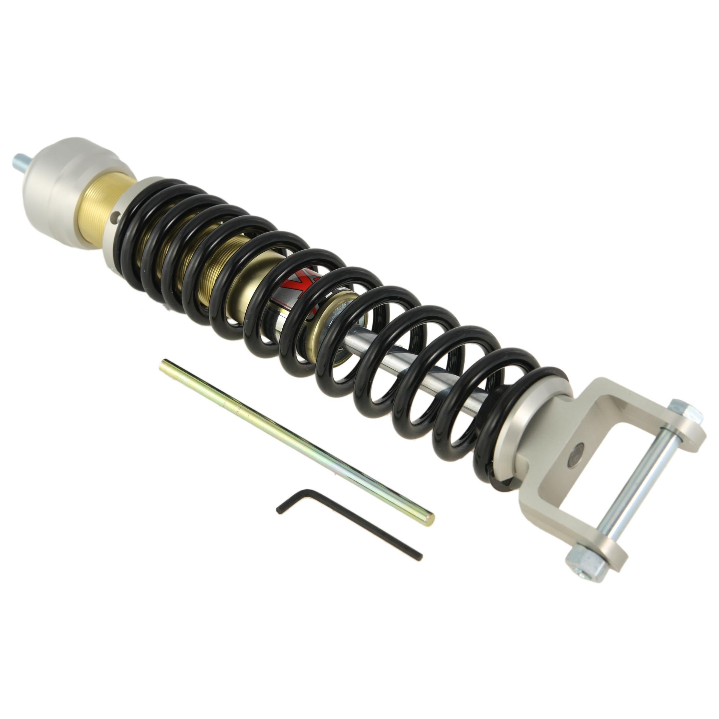 Image of Stoßdämpfer YSS Mono E-Serie OE302-340T-01AL-X hinten für Vespa 125 VNB4T-TS/150 VBB2T-Super/160 GS 2°/180 SS/Rally/PX80-200/PE/Lusso/'98/MY/'11/T5 für Vespa 125 VNB4T-TS/150 VBB2T-Super/160 GS 2°/180 SS/Rally/PX80-200/PE/Lusso/'98/MY/'11/T5