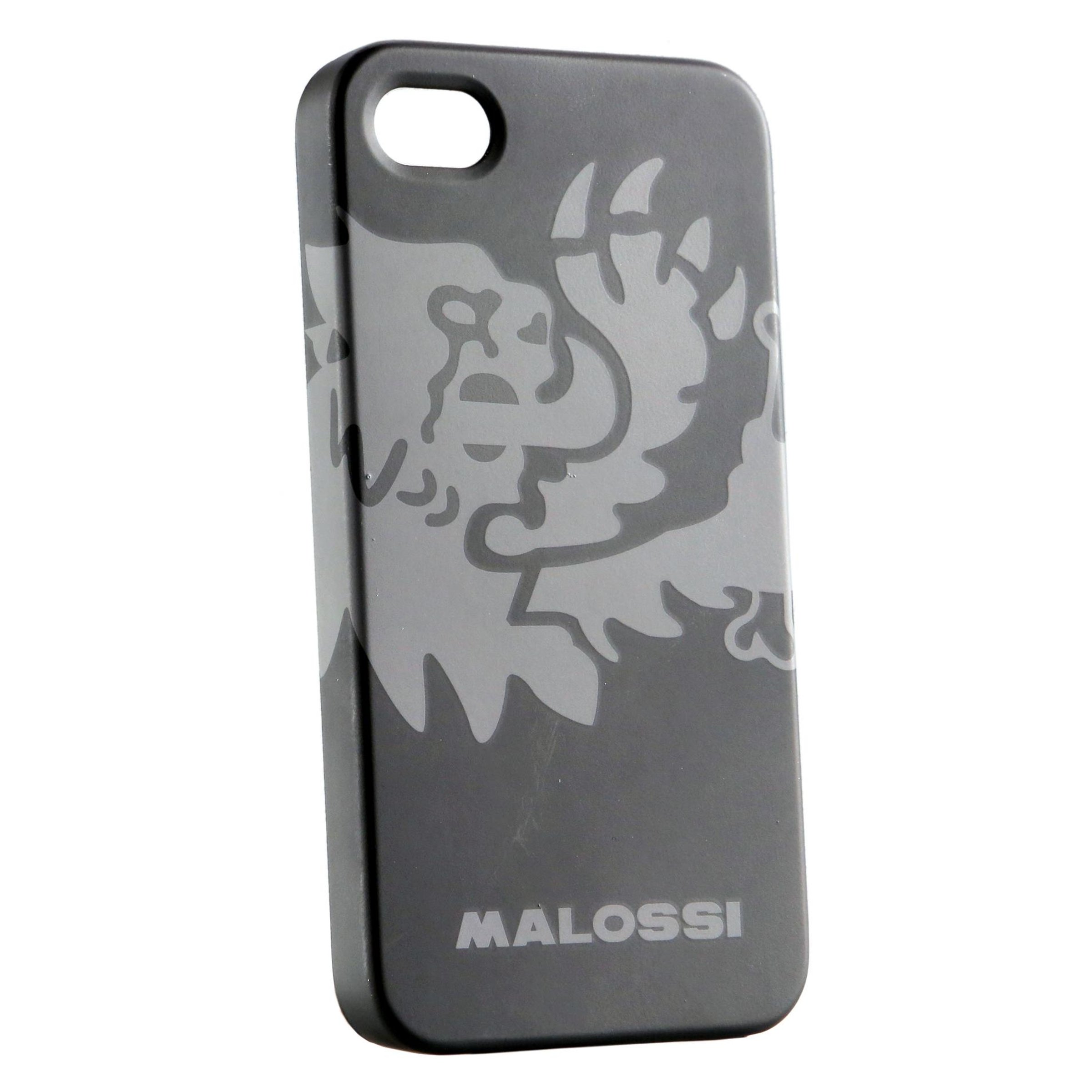 Image of Schutzhülle MALOSSI iPhone 4/4S mit Motiv "Löwenkopf" schwarz