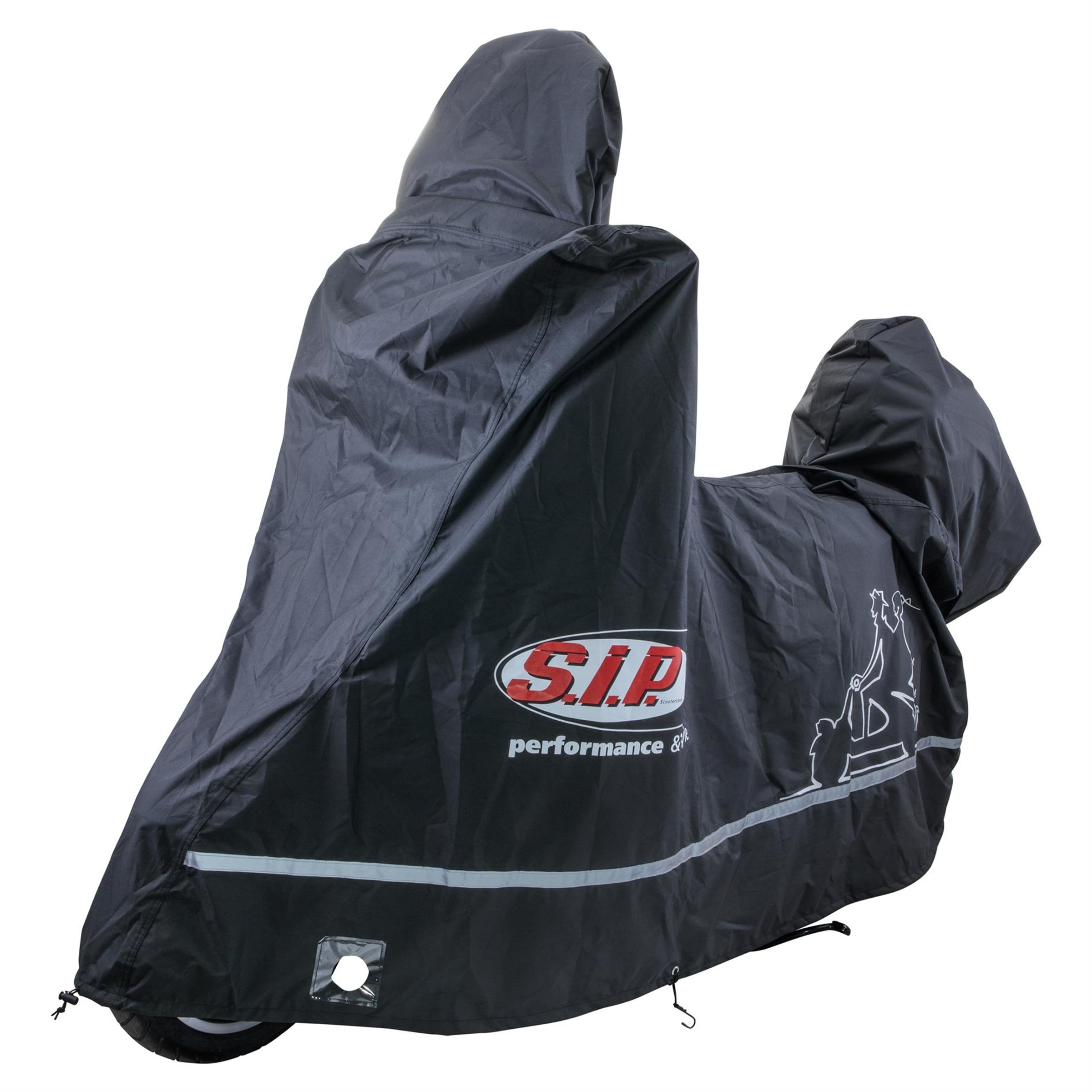 Image of Faltgarage SIP Outdoor PREMIUM 2.0 schwarz für Vespa ET2/ET4/LX/LXV/S/Primavera/Sprint 50-150ccm, für Vespa PX/T5 für Vespa ET2/ET4/LX/LXV/S/Primavera/Sprint 50-150ccm, für Vespa PX/T5
