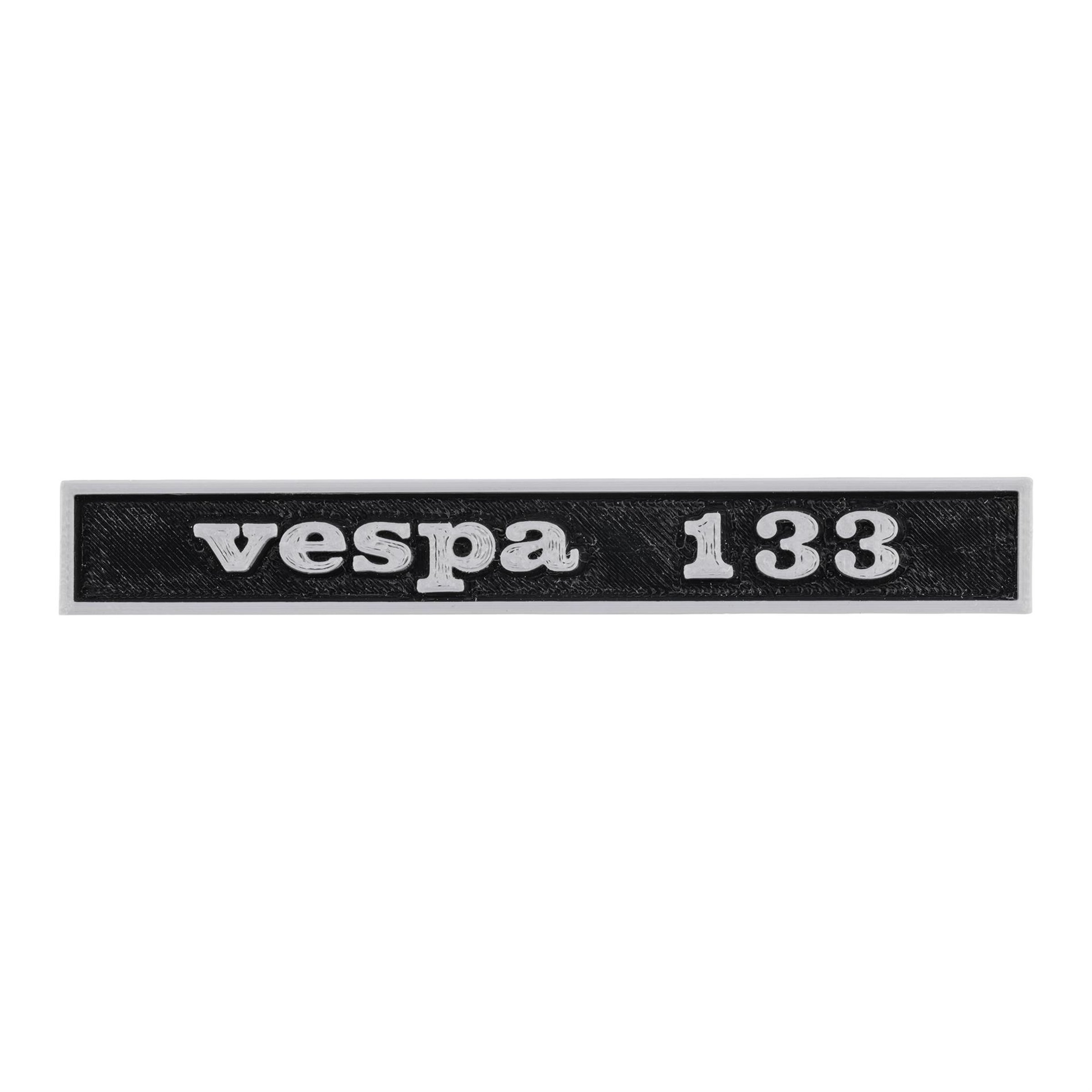 Image of Schriftzug V.TEC Vespa 133 Heck hinten für Vespa 50 R, V5A1T 828604 -> für Vespa 50 R, V5A1T 828604 ->
