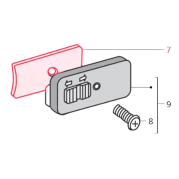Image of Abdeckung Blinkerschalter LML für LML Star 125-200 4T/Star Deluxe 125-150 4S/Speedy