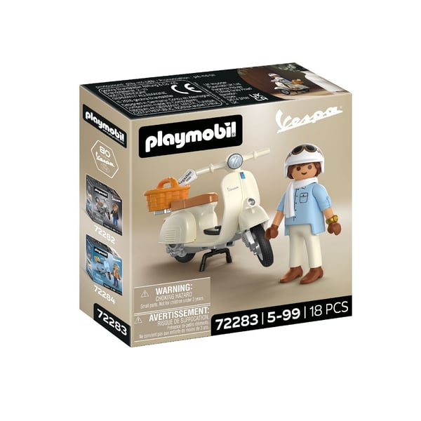 Image of Modell PLAYMOBIL 80 Jahre Vespa: Classic Style 72283 beige