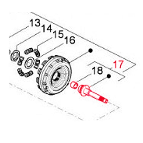 Image of Antriebswelle PIAGGIO, Kupplung für PIAGGIO Beverly/MP3/X10 350ccm 4T LC