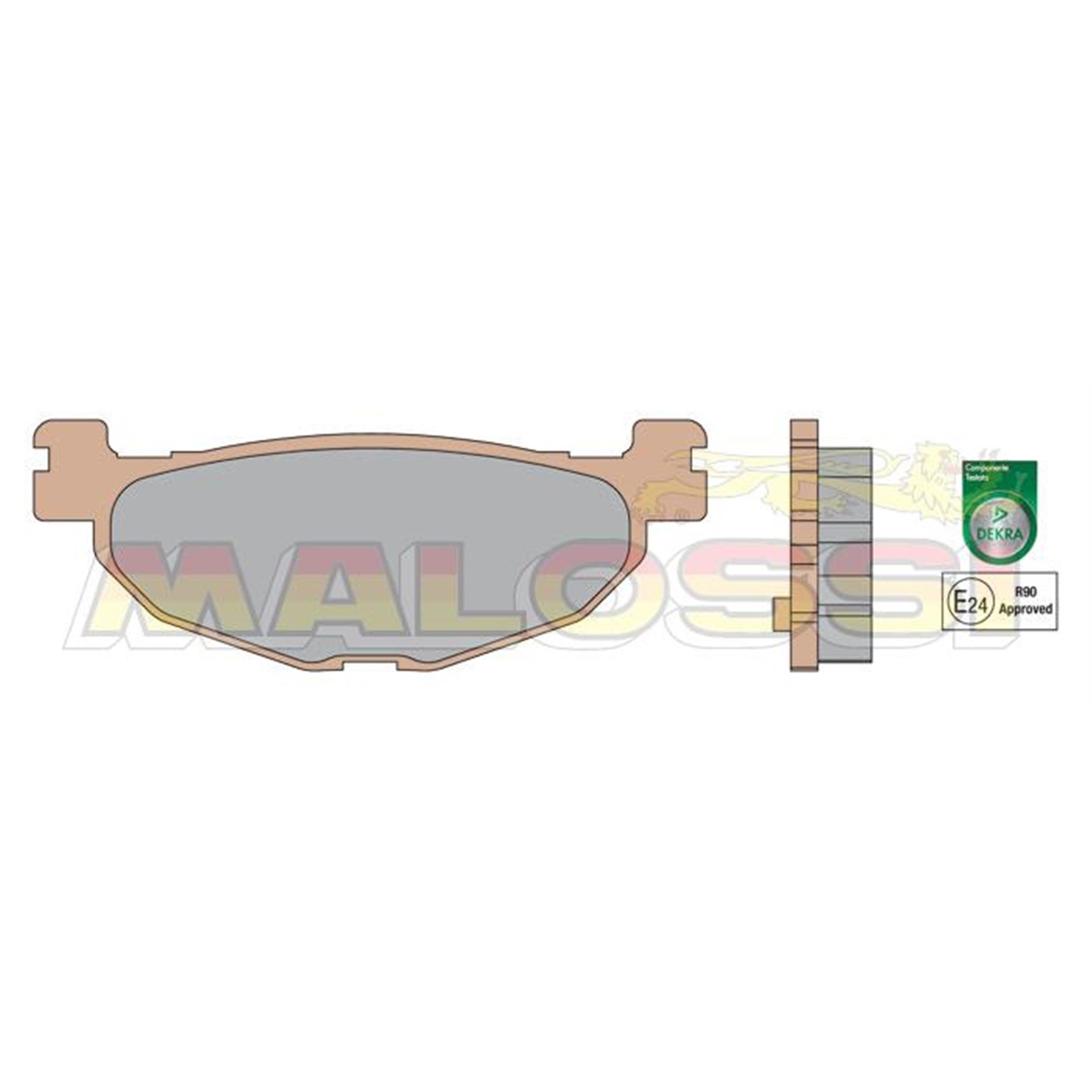 Image of Bremsbeläge MALOSSI MHR SYNT S70 6215026BS