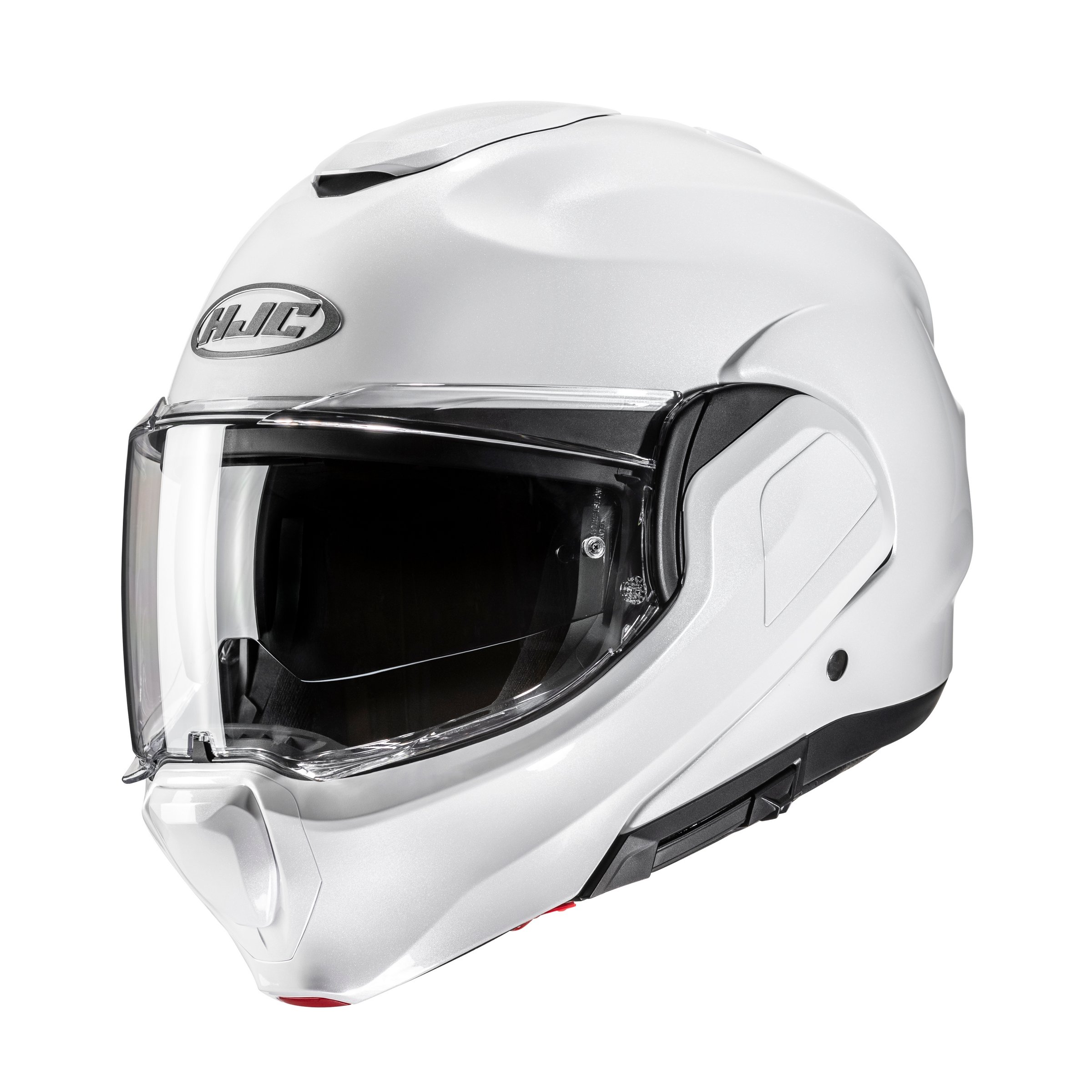 Image of Helm HJC F100, weiß glänzend, Gr. L, 58-59 cm Modularhelm Modularhelm