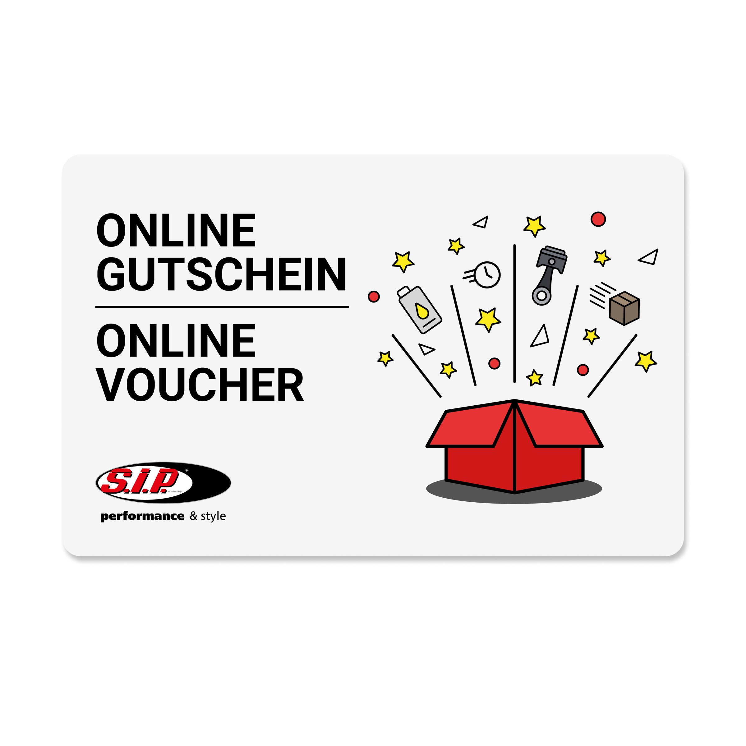 Image of Digitaler SIP Gutschein für Vespa & Rollerfahrer (verschiedene Motive)