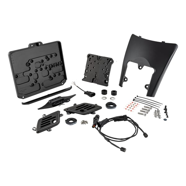 Image of Nummernschildhalter Rücklicht WUNDERKIND für österreichische Kennzeichen 210 x 170 mm, hinten, 107430-A98-F15 für Vespa GTS/GTS Super/GTV 125/300/310ccm (2023-)