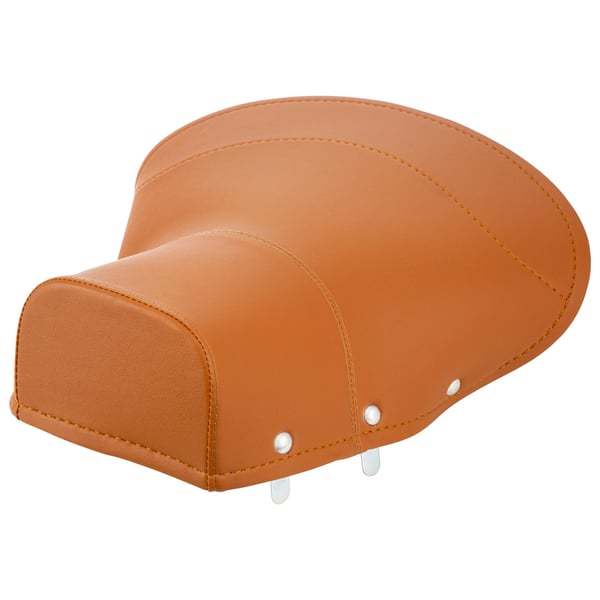 Image of Schwingsattelbezug ECO hellbraun (ähnlich RAL 8004 Kupferbraun) vorne für Vespa 125 VNB1-5/150 VBA/VBB/GL/T4