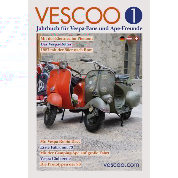 Image of Buch "VESCOO 1" - Jahrbuch für Vespa-Fans und Ape-Freunde