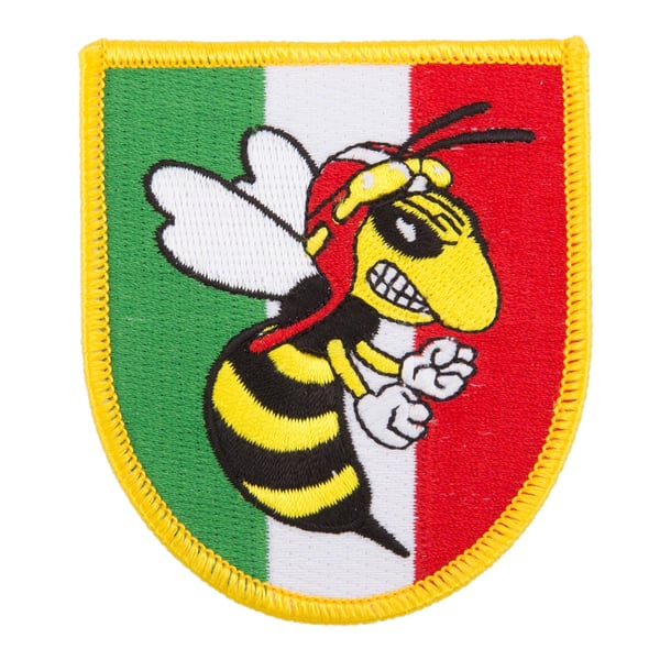 Image of Aufnäher mit Motiv "Wappen böse Wespe", Italien