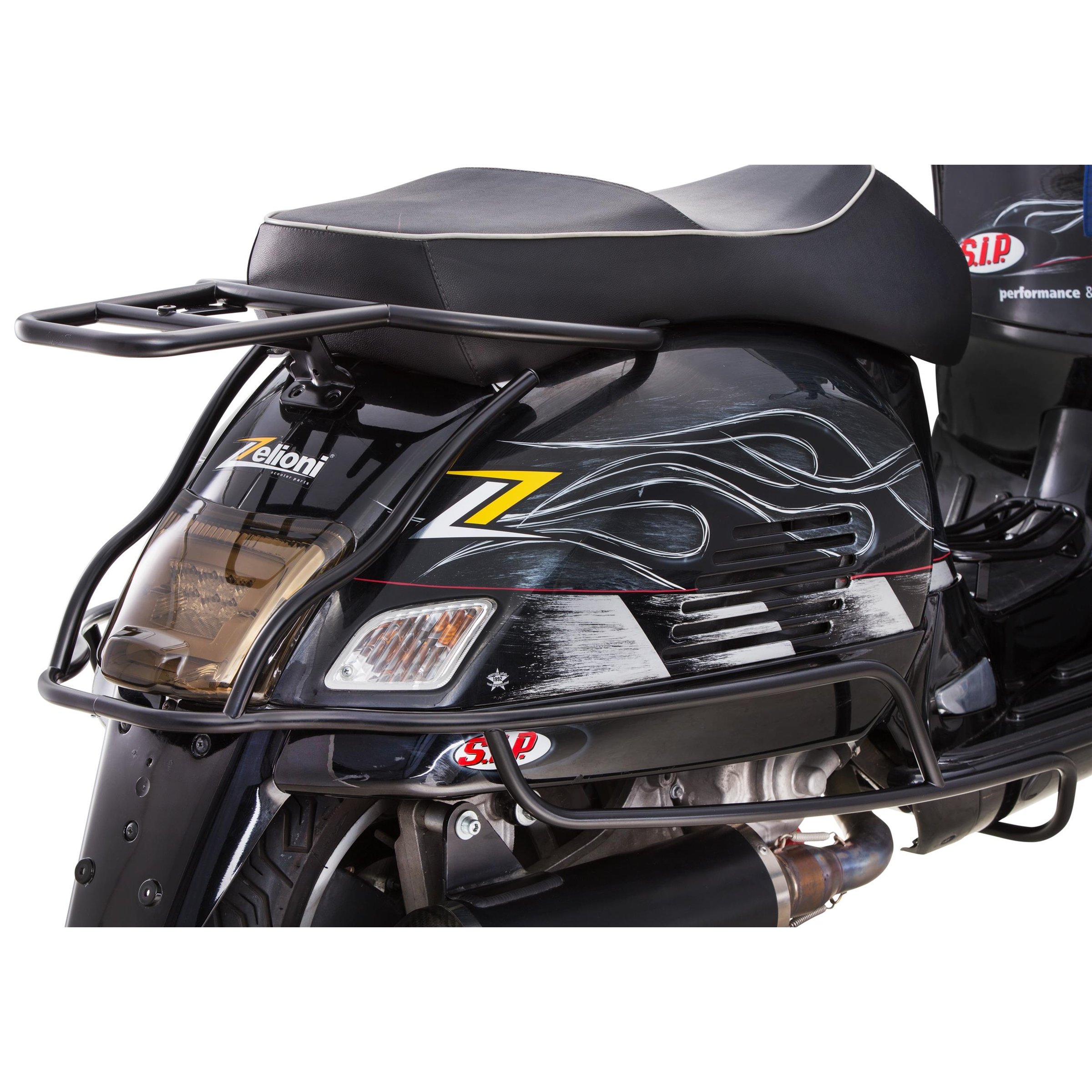 Image of Sturzbügel Seitenhaube hinten PIAGGIO 1B000703 für Vespa GTS/GTS Super/GTV/GT 60, 125-300ccm für Vespa GTS/GTS Super/GTV/GT 60, 125-300ccm
