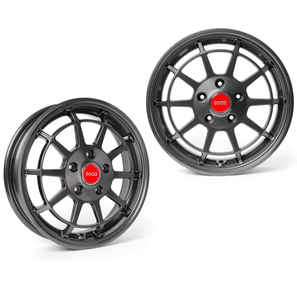 Image of Felgenset SOCA R-AR 3.0x12 ET20 5x86 für Vespa GTS/GTS Super/GTV/GT 60/GT/GT L 125-310ccm vorne & hinten
