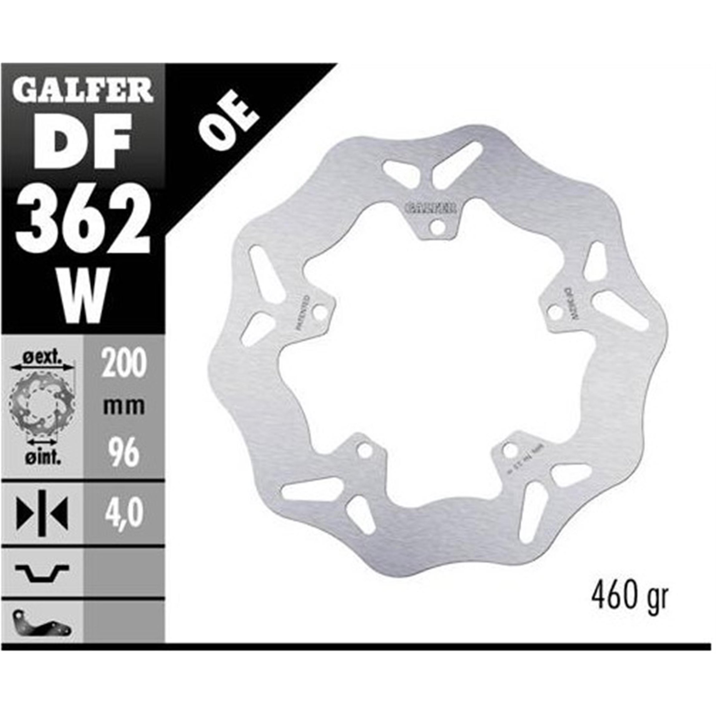 Image of Bremsscheibe GALFER WAVE vorne für Vespa PX 125-200 E '98/MY/'11/ET2/ET4/LX/LXV/S/Primavera/Sprint 50-150ccm/LML Star 125-200 2T/4T für Vespa PX 125-200 E '98/MY/'11/ET2/ET4/LX/LXV/S/Primavera/Sprint 50-150ccm/LML Star 125-200 2T/4T