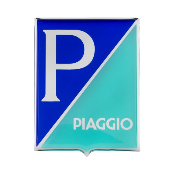 Image of Emblem "PIAGGIO" Gepäckträger B000516 für Vespa Primavera/Sprint 50-150ccm