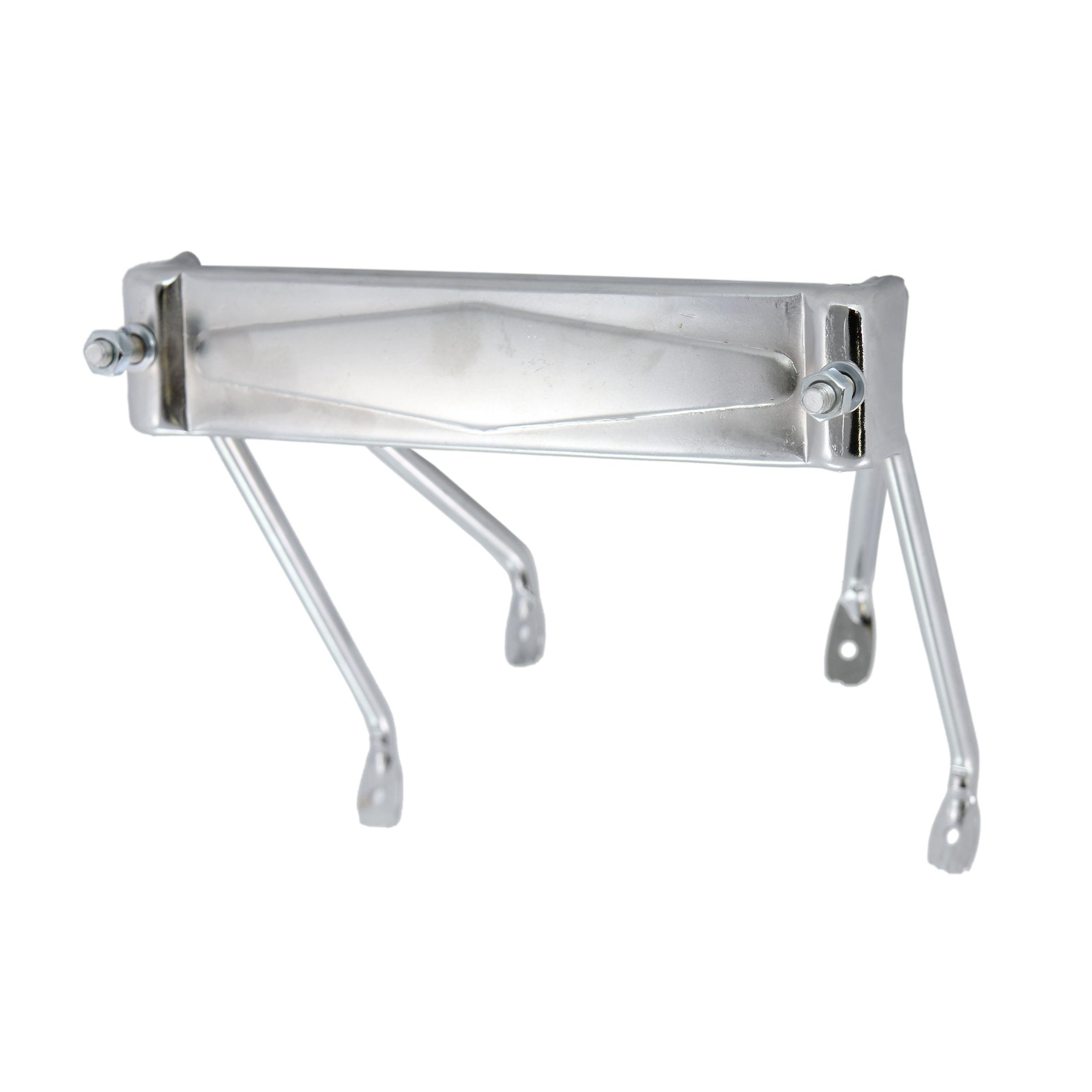 Image of Reserveradhalter CUPPINI, für offene 10" Felge, Durchstieg vorne für Lambretta 125 LI (3.Serie)/Special/GP/DL/150 LI (3.Serie)/Special/XS/GP/175 TV (3.Serie)/200 TV/SX/GP/DL für Lambretta 125 LI (3.Serie)/Special/GP/DL/150 LI (3.Serie)/Special/XS/GP/175 T