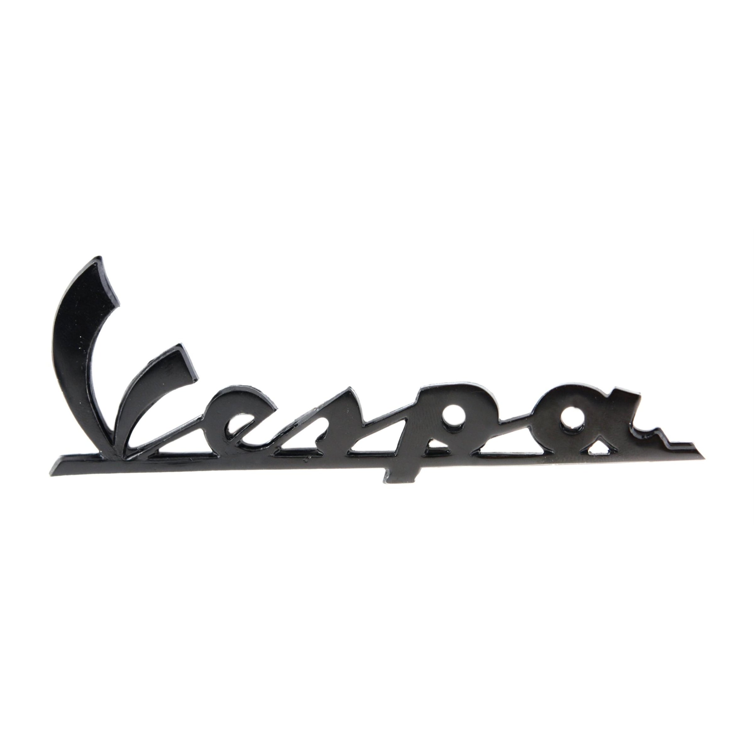 Image of Schriftzug "Vespa" Beinschild vorne für Vespa 125 VNB6 3350 ->/Super/150 Super/Sprint VLB1T 63337-> VLB2T für Vespa 125 VNB6 3350 ->/Super/150 Super/Sprint VLB1T 63337-> VLB2T
