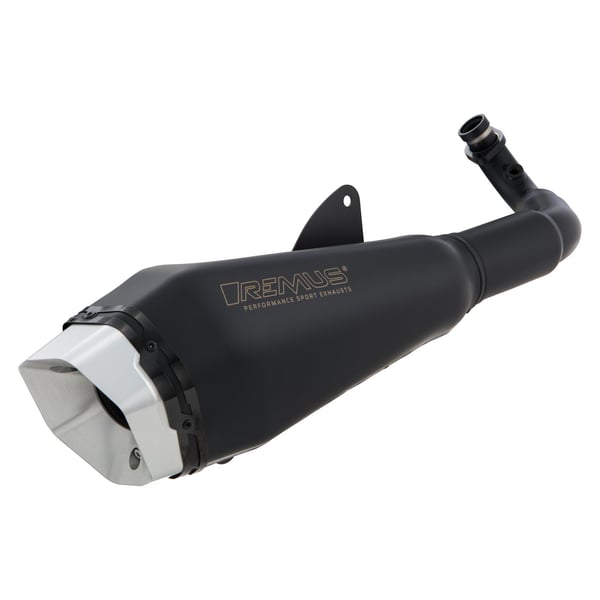 Image of Rennauspuff REMUS RS Black Edition für Vespa GTS/GTS Super/GTV 300ccm HPE (`20-)