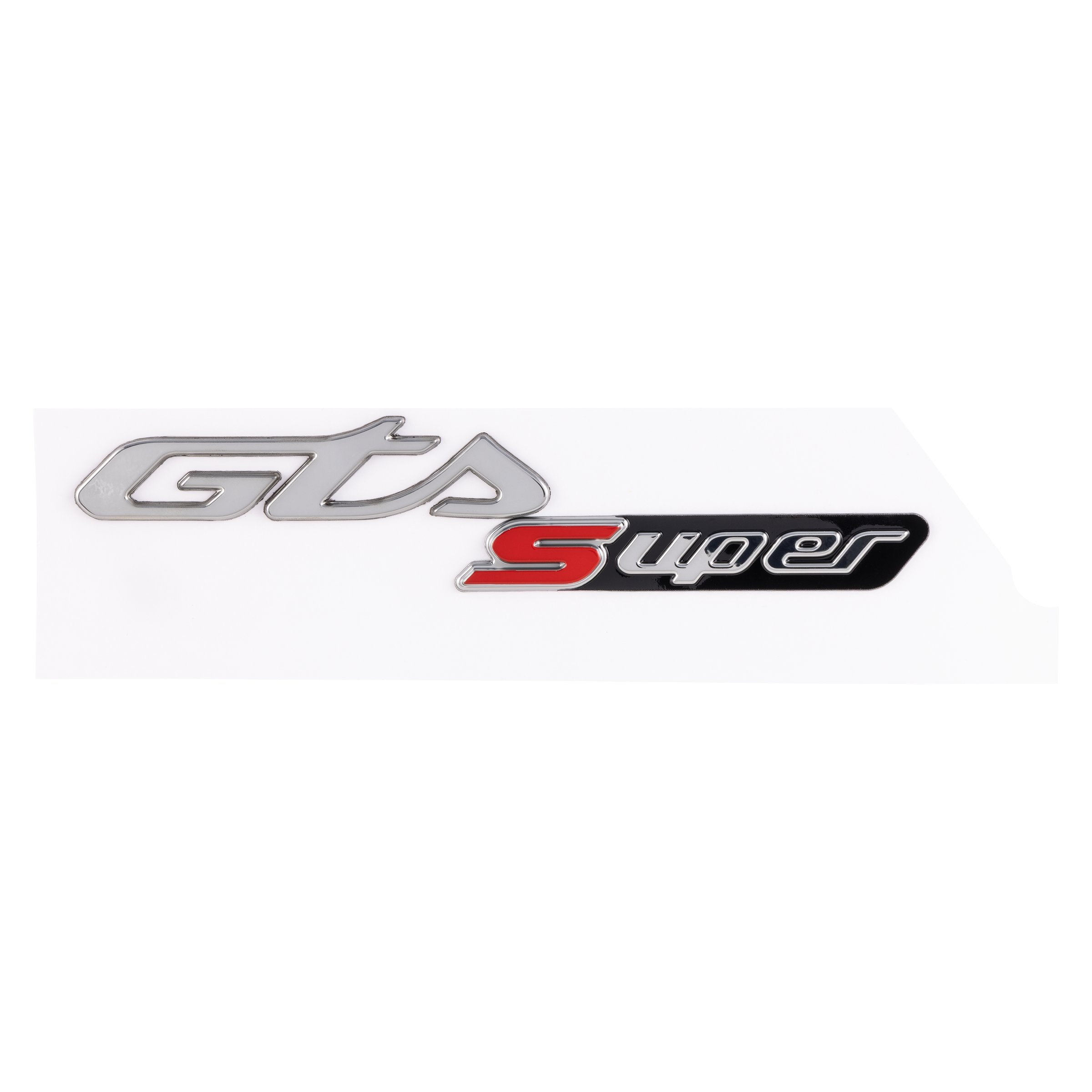 Image of Schriftzug "GTS Super" Seitenhaube rechts 2H00528500A1 für Vespa GTS Super/Super Sport 125/300/310ccm ('22-'24) Euro5/Euro5+ für Vespa GTS Super/Super Sport 125/300/310ccm ('22-'24) Euro5/Euro5+