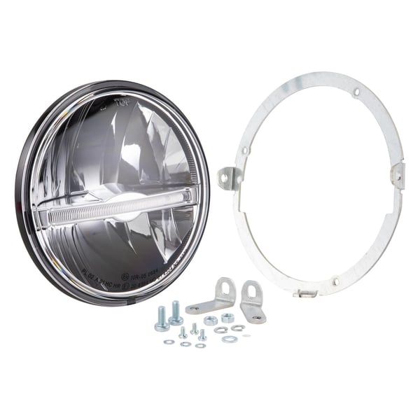 Image of Scheinwerfer SIP PERFORMANCE LED rund Ø 143 mm für Vespa PX80-200/PE/Lusso/'98/MY/'11/LML Star 125-200 2T/4T