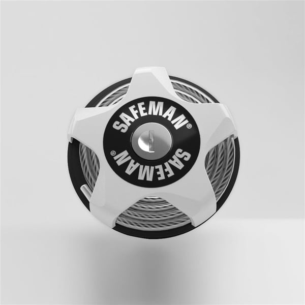 Image of Sicherheitsschloss SAFEMAN weiß