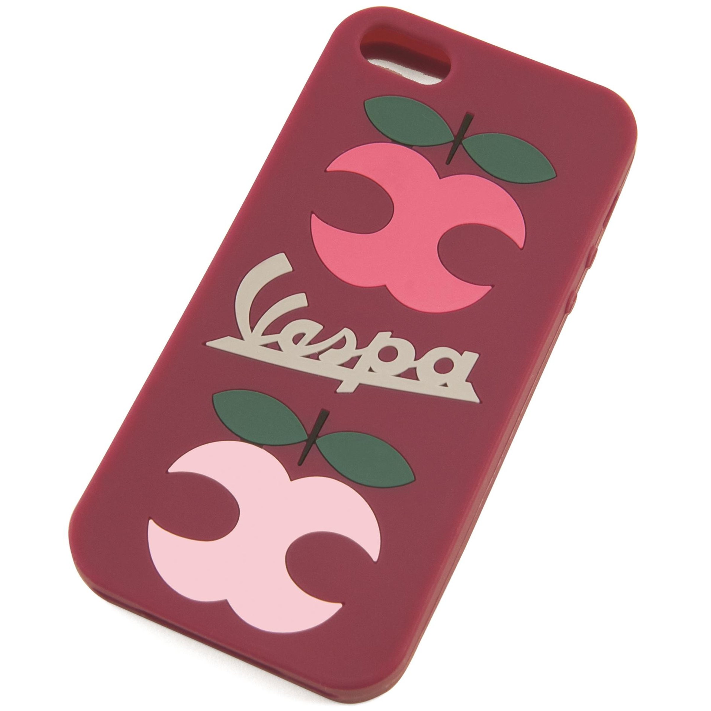 Image of Schutzhülle FORME iPhone 5 mit Motiv "Apfel" rot mit farbigem Motiv