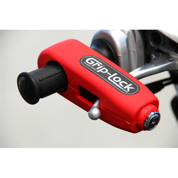 Image of Sicherheitsschloss GRIP LOCK Hebel Bremse/Kupplung rot