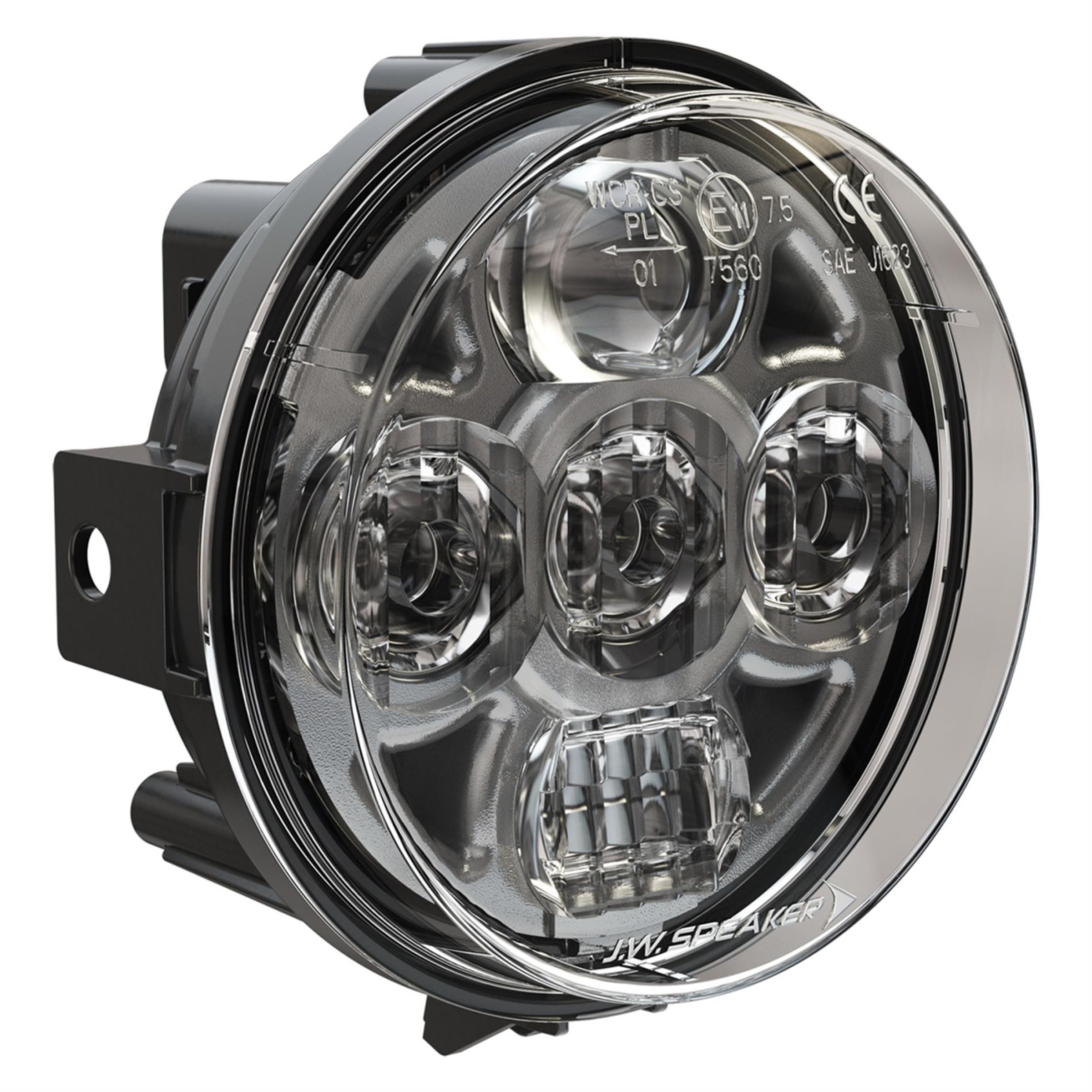 Image of Scheinwerfer J.W. SPEAKER LED 8415 Evolution rund Ø 110 mm für Vespa 50 SS/90 SS/125 PV/ET3/Super/VNB3-6/150 Super/VBA/VBB/VGLA-B/GS VS5/160 GS für Vespa 50 SS/90 SS/125 PV/ET3/Super/VNB3-6/150 Super/VBA/VBB/VGLA-B/GS VS5/160 GS