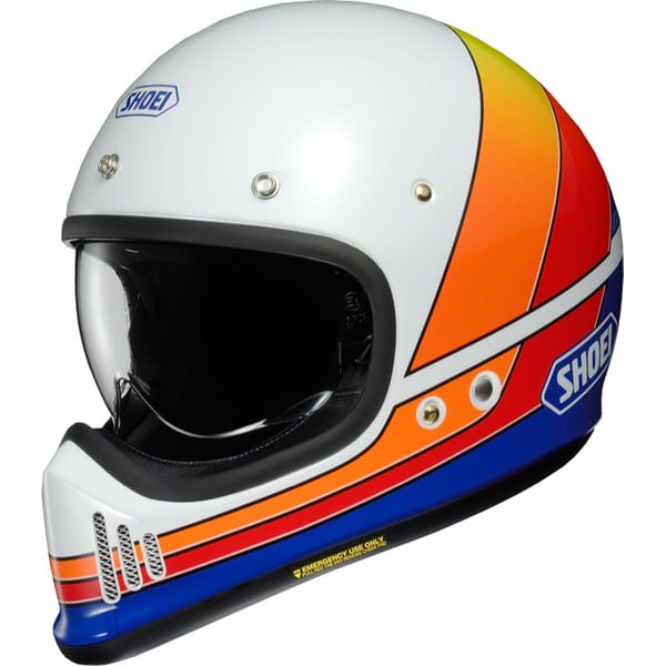 Image of Helm SHOEI EX Zero Equation TC-2, weiß/orange/rot, Gr. M, 57-58cm Crosshelm