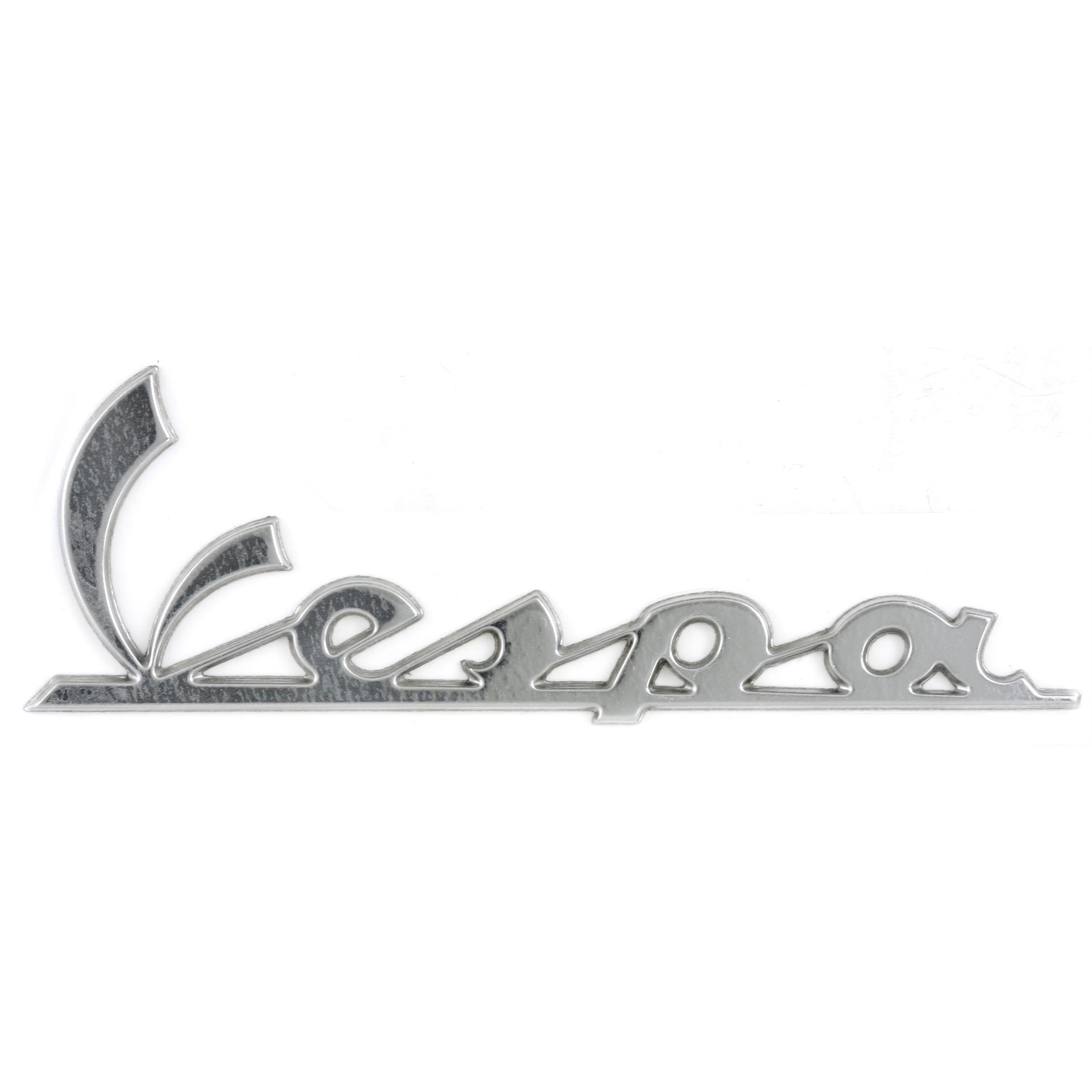 Image of Schriftzug RMS "Vespa" Beinschild/Top Case 656219 für Vespa LX/LXV/S/Primavera/Sprint/GTS/GTS Super/GTV/GT 60/GT/GT L/PX 2011 125-300ccm für Vespa LX/LXV/S/Primavera/Sprint/GTS/GTS Super/GTV/GT 60/GT/GT L/PX 2011 125-300ccm