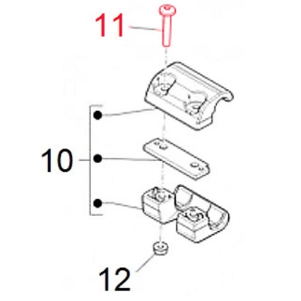 Image of Schraube Halteklemme, Torx, Gepäckträger, PIAGGIO für Vespa LX/LXV/S/Primavera/Sprint/GTS/GTS Super/GTV/GT 60/GT/GT L/PX 2011 125-300ccm