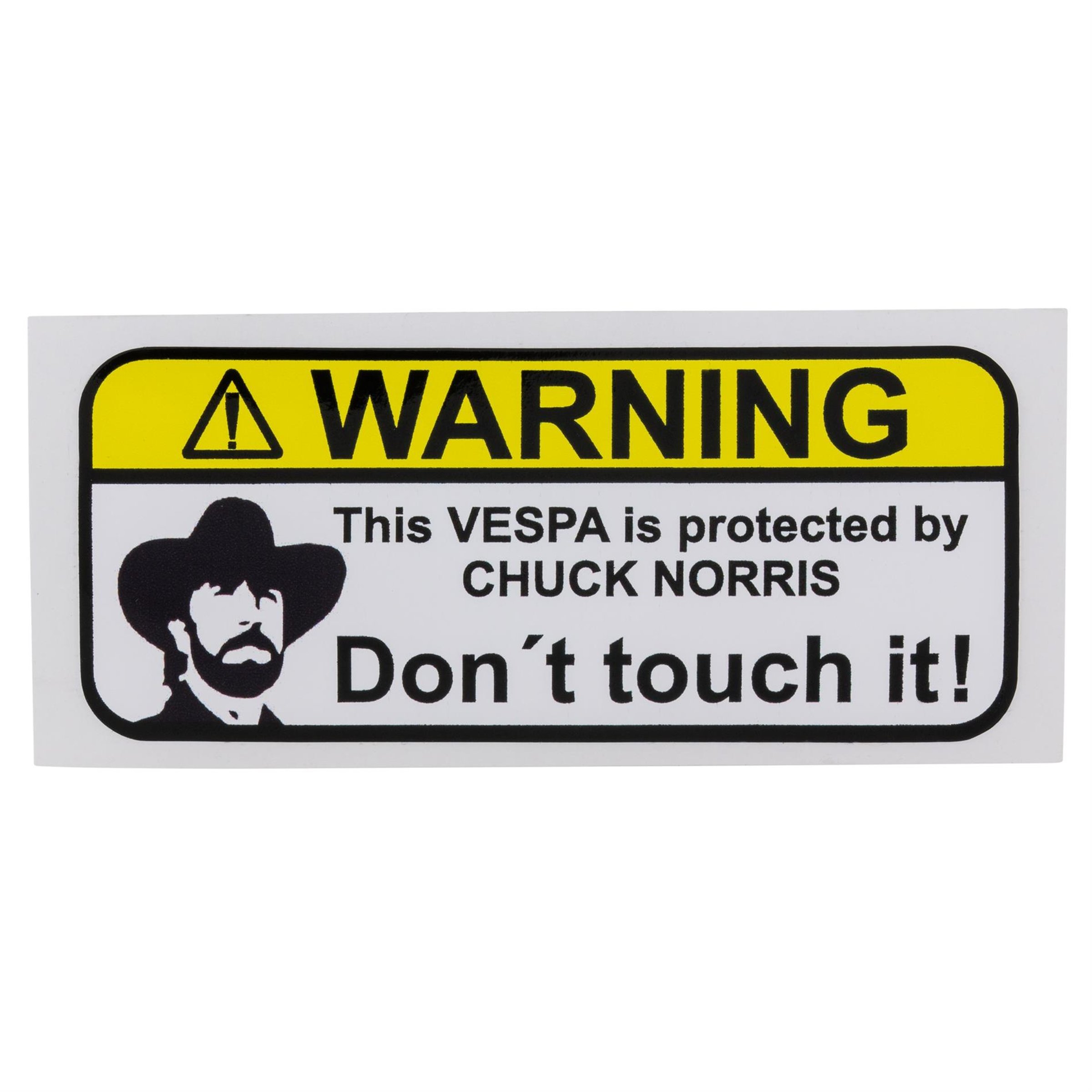 Image of Aufkleber mit Motiv "Protected by CHUCK NORRIS"