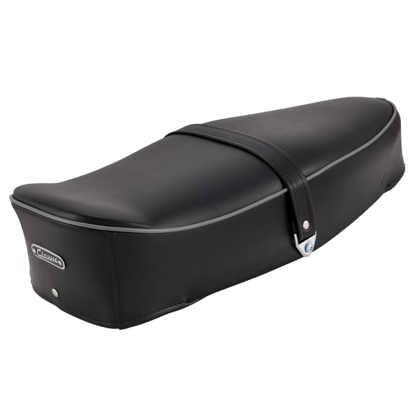 Image of Sitzbank SIP Classic schwarz für Vespa 125 VNA/VNB/GT/GTR/Super/TS/150 VBA/VBB/GL/Sprint/V/Super/T4