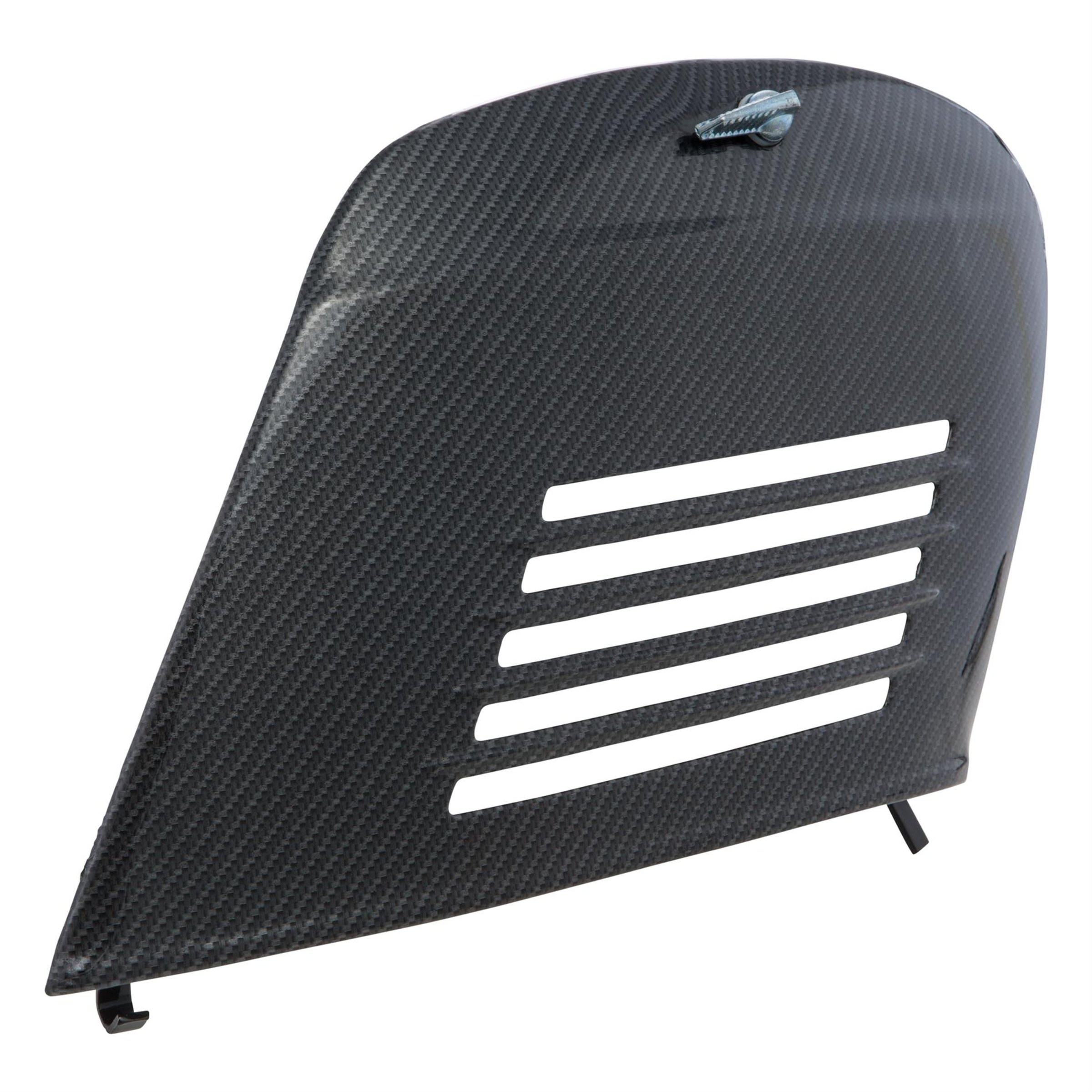 Image of Seitendeckel CARBONE für Vespa 50 3°/L/R/S 3°/Special/SS/90 3°/R/SS/100/125/PV/ET3 für Vespa 50 3°/L/R/S 3°/Special/SS/90 3°/R/SS/100/125/PV/ET3