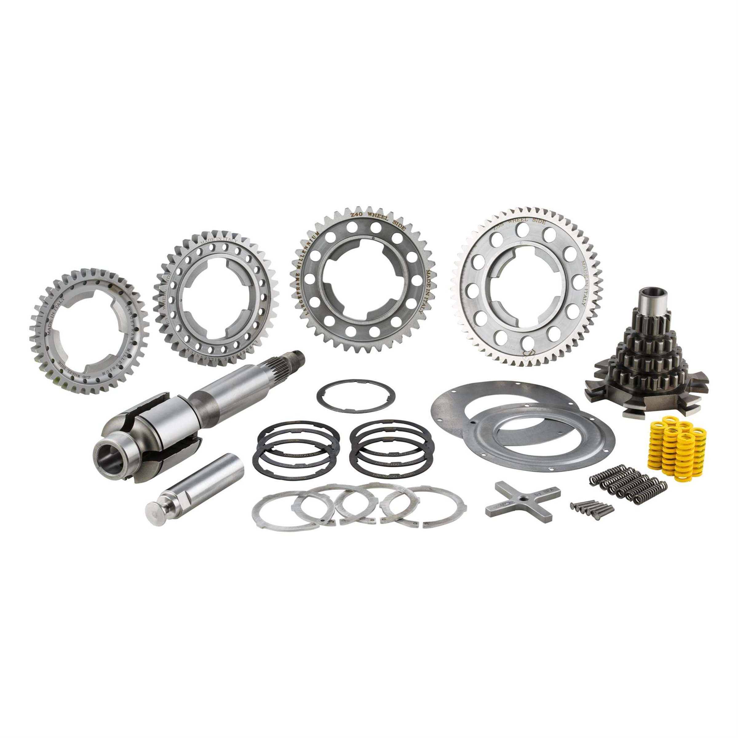 Image of Getriebekit Z 55-40-37-36 SERIE PRO "PX Lusso" Touring für Vespa 125 GT 2°/GTR/Super 2°/TS/150 GL 2°/Sprint 2°/V/Super 2°/Rally/PX80-200/PE/Lusso/T5/Cosa für Vespa 125 GT 2°/GTR/Super 2°/TS/150 GL 2°/Sprint 2°/V/Super 2°/Rally/PX80-200/PE/Lusso/T5/Cosa