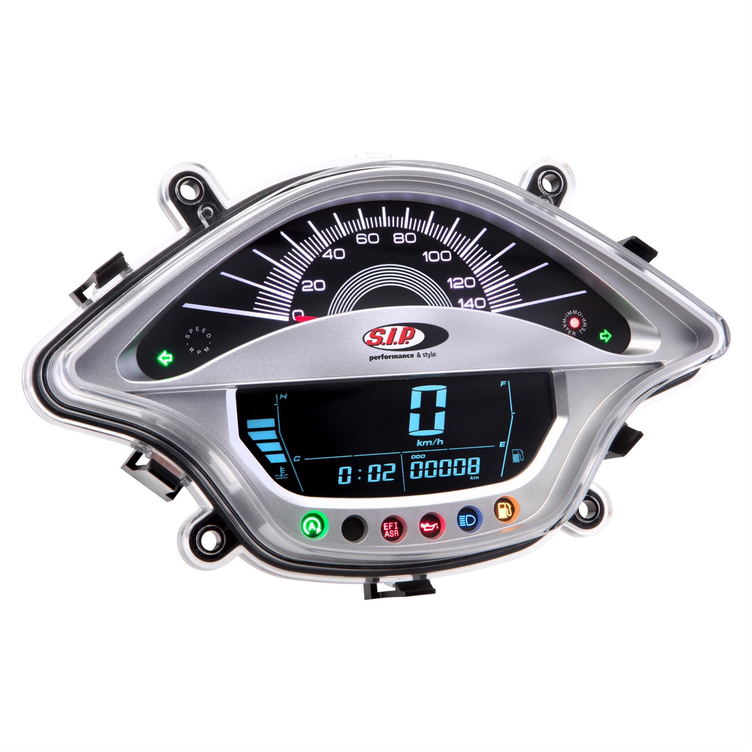Image of Drehzahlmesser/Tacho SIP 1D001501R - 1D001496R für Vespa Primavera/Sprint 50-150ccm 2T/4T AC für Vespa Primavera/Sprint 50-150ccm 2T/4T AC