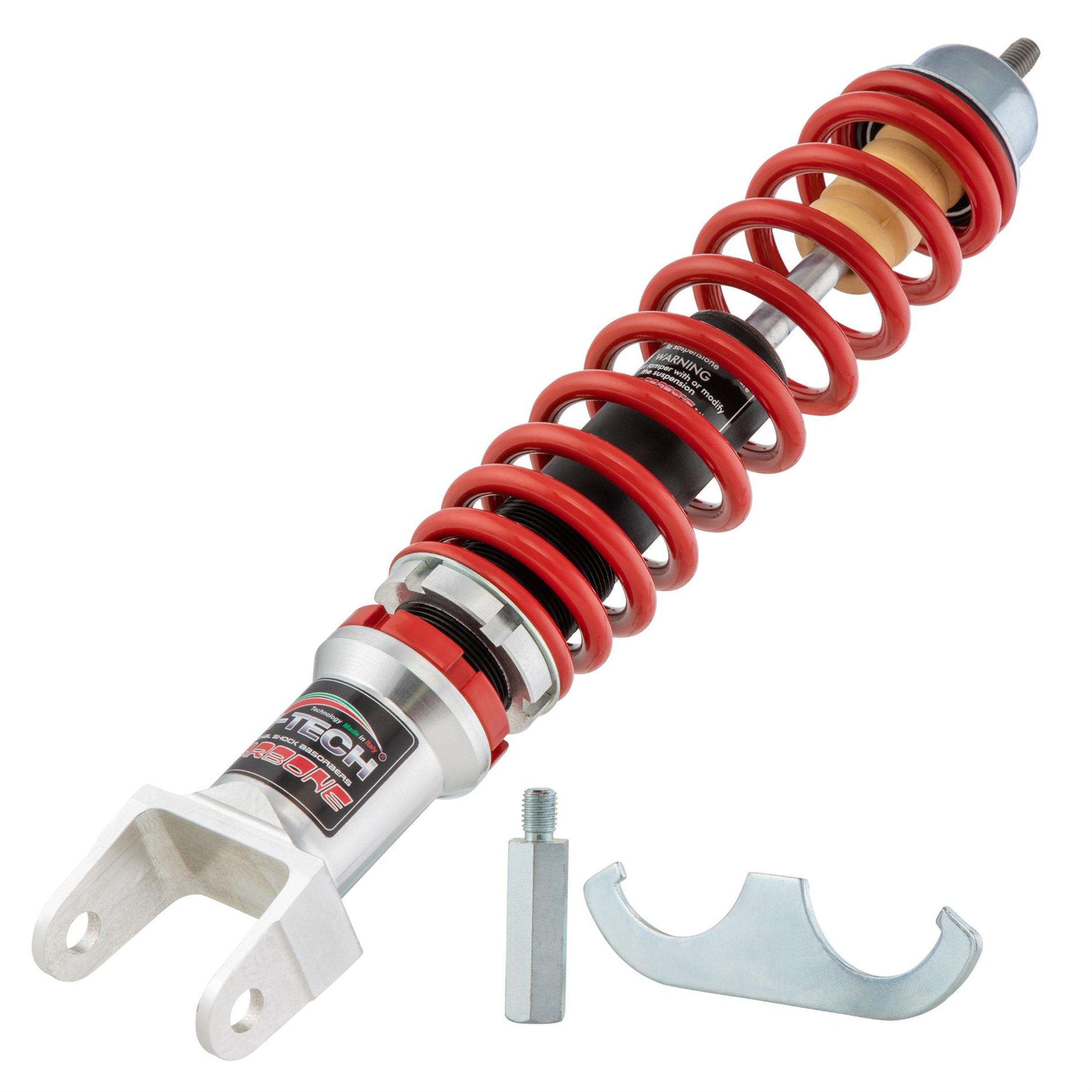 Image of Stoßdämpfer CARBONE HiTech 6033.002/HR hinten für Vespa 50-125/PV/ET3/125 VNB4T-TS/150 VBB2T-Super/160 GS 2°/180 SS/Rally/PX80-200/PE/Lusso/'98/MY/'11/T5 für Vespa 50-125/PV/ET3/125 VNB4T-TS/150 VBB2T-Super/160 GS 2°/180 SS/Rally/PX80-200/PE/Lusso/'98/MY/
