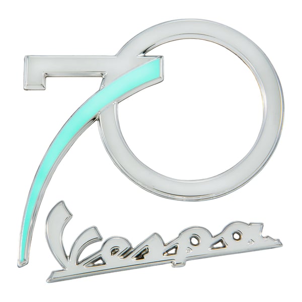 Image of Schriftzug "70°" Gepäckfach 2H001487 für Vespa Primavera 50-150ccm/GTS 300ccm (2016)