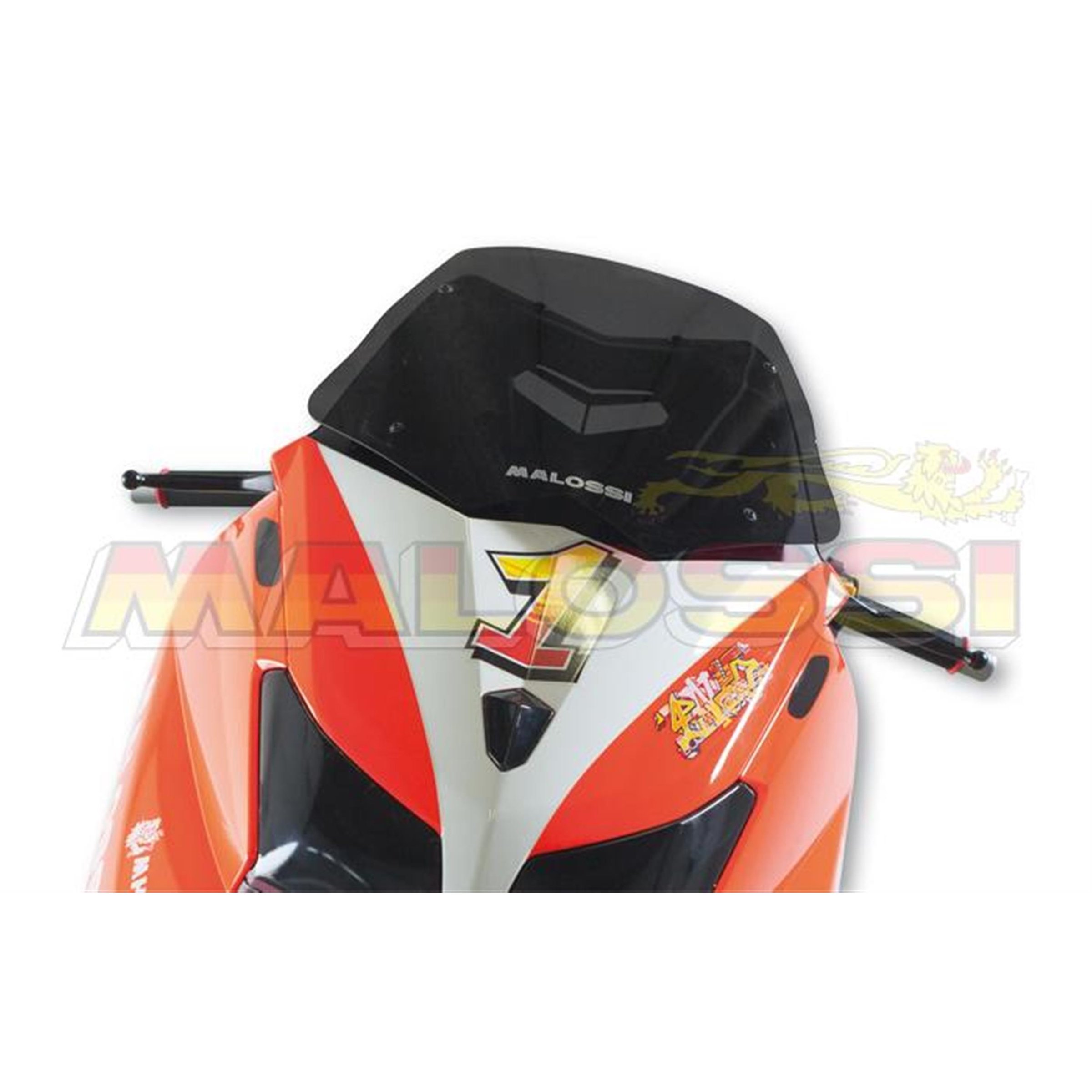 Image of Flyscreen MALOSSI MHR Racing 4516328 für YAMAHA T-Max 530 i.e. '12- für YAMAHA T-Max 530 i.e. '12-