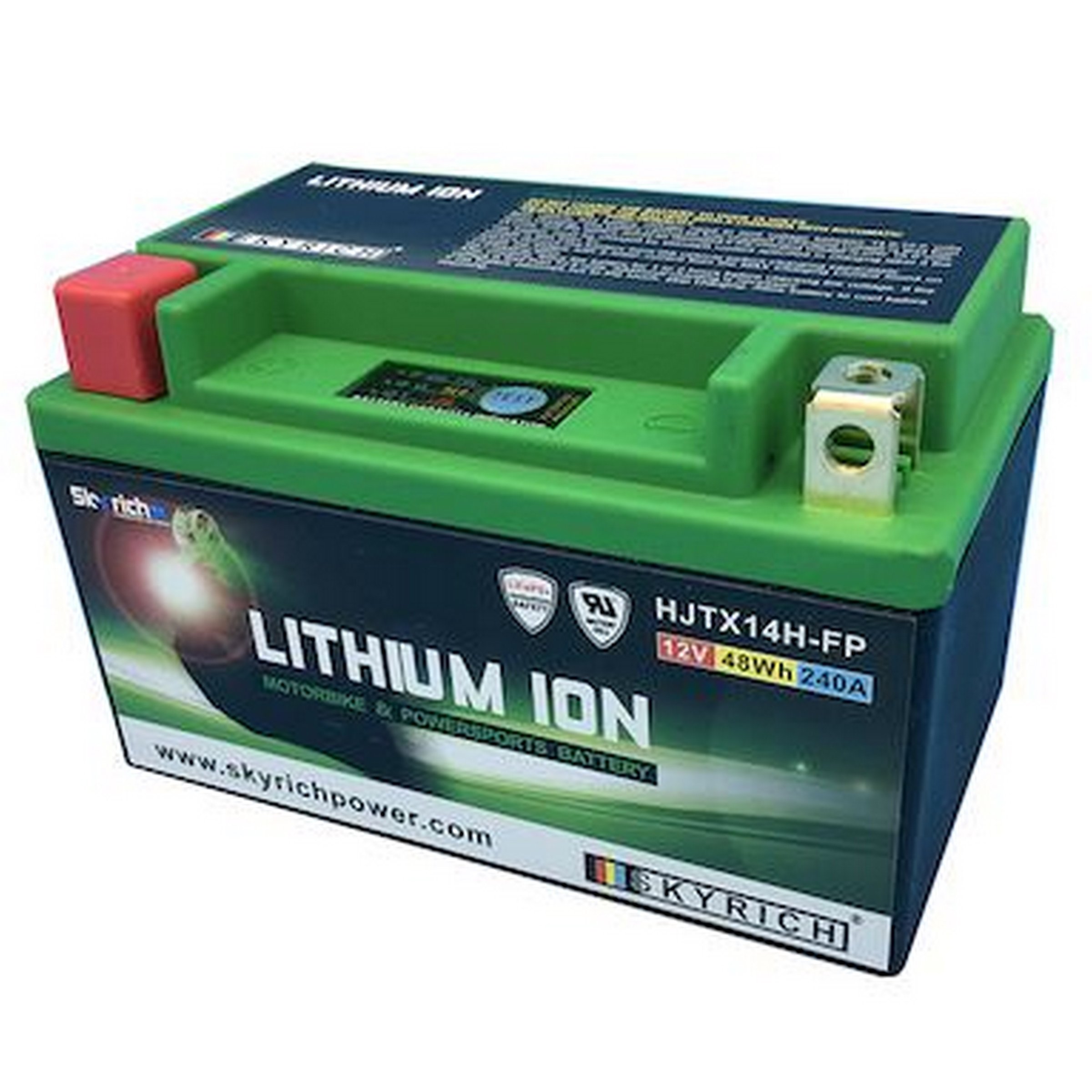 Image of Batterie Li-On 12V, HJTX14H-FP für Vespa LX/LXV/S 125/150ccm 4T AC Euro3/i.e./3V für Vespa LX/LXV/S 125/150ccm 4T AC Euro3/i.e./3V