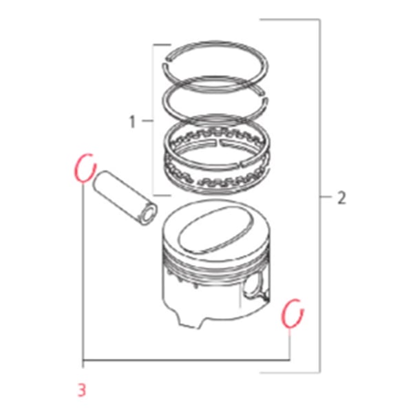 Image of Kolbenbolzenclip LML, SF504-1179 für LML Star 125-150 4T/Star Deluxe 125-150 4S/Speedy