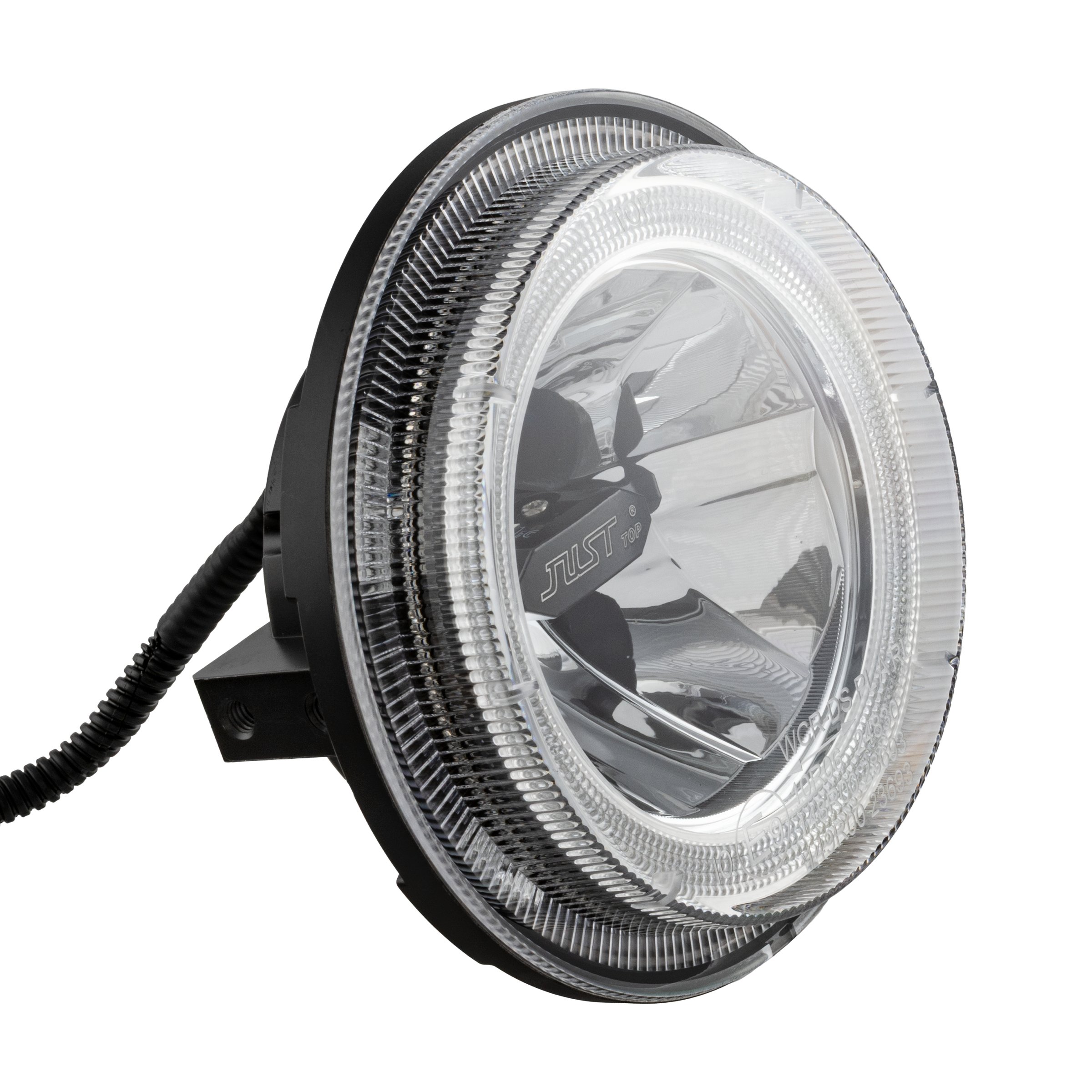 Image of Scheinwerfer SIP by JUST Top LED rund Ø 142 mm für Vespa 125 GTR/TS/150 SprintV/180-200 Rally/PX80-200/PE/Lusso/'98/MY/'11/LML Star 125-200 2T/4T für Vespa 125 GTR/TS/150 SprintV/180-200 Rally/PX80-200/PE/Lusso/'98/MY/'11/LML Star 125-200 2T/4T