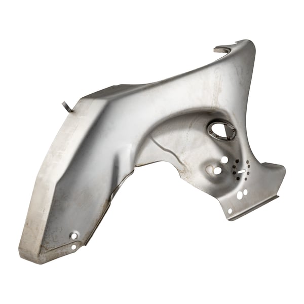 Image of Reparaturblech Seitenwand, Motorseite, rechts für Vespa PX80-200 E Lusso/ '98/MY/T5