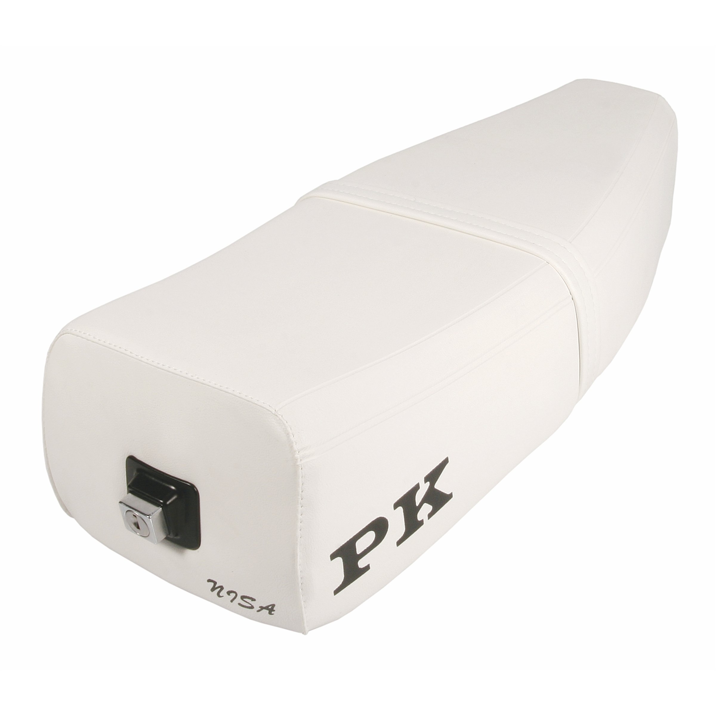 Image of Sitzbank NISA weiß für Vespa PK50-125/S/XL/Plurimatic/Automatica/ETS für Vespa PK50-125/S/XL/Plurimatic/Automatica/ETS